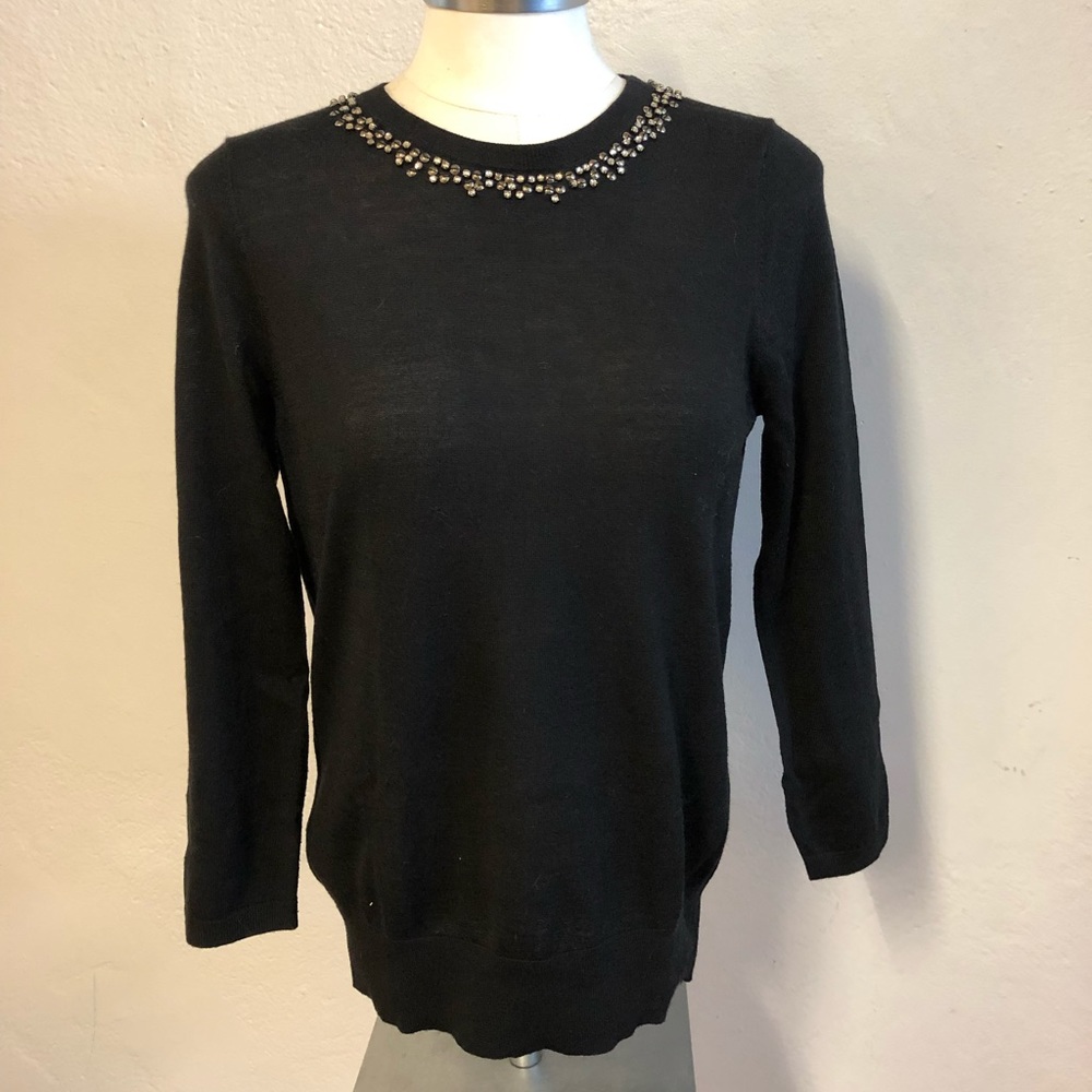 LOFT Ann Taylor Black Sweater, S